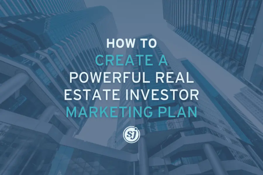 real estate investor marketing plan