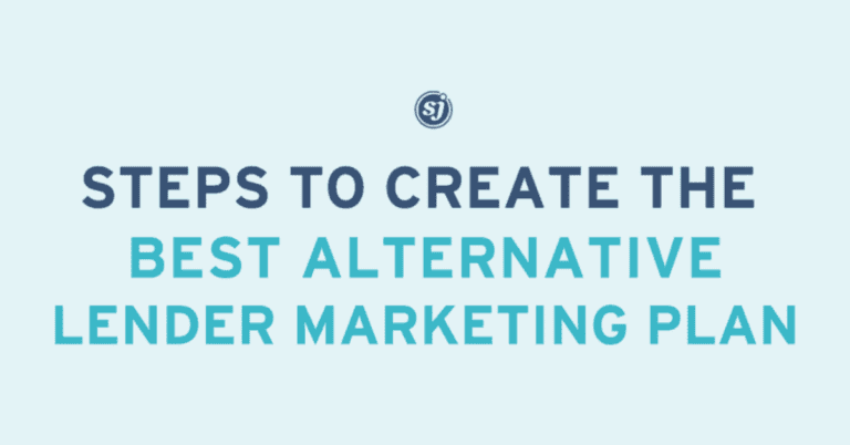 Creating a marketing plan for alternative business financing lenders