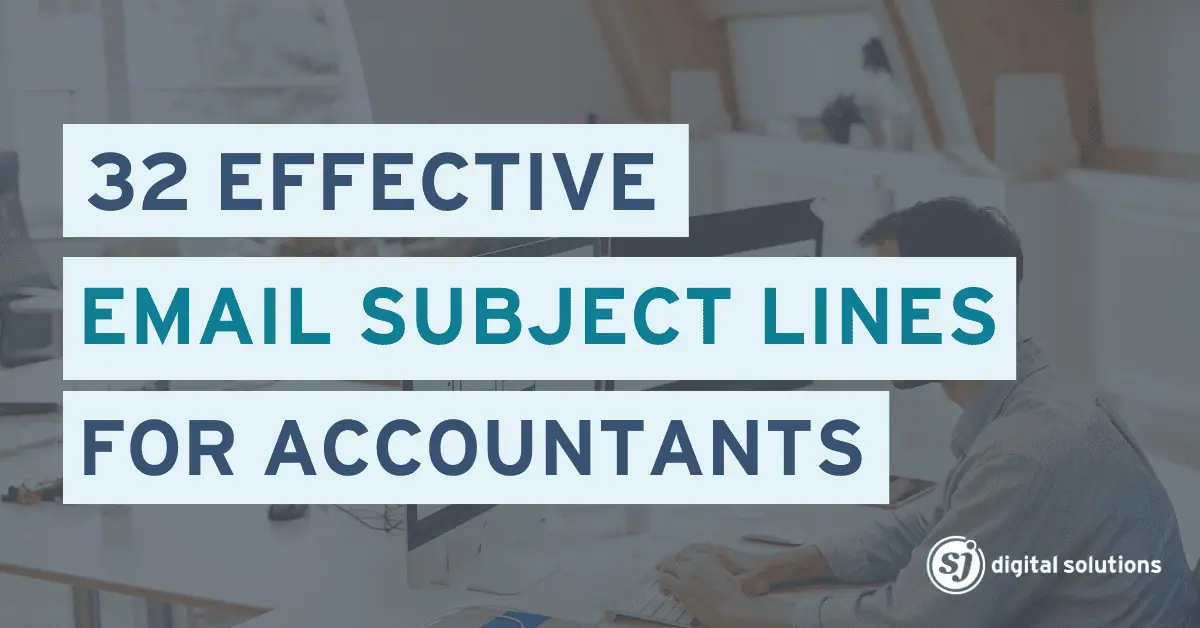 Engaging email subject lines for accountants to promote tax tips and enhance client communication