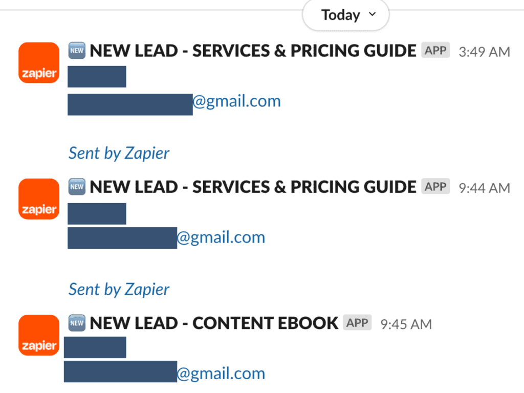 Slack automation for leads coming in on autopilot
