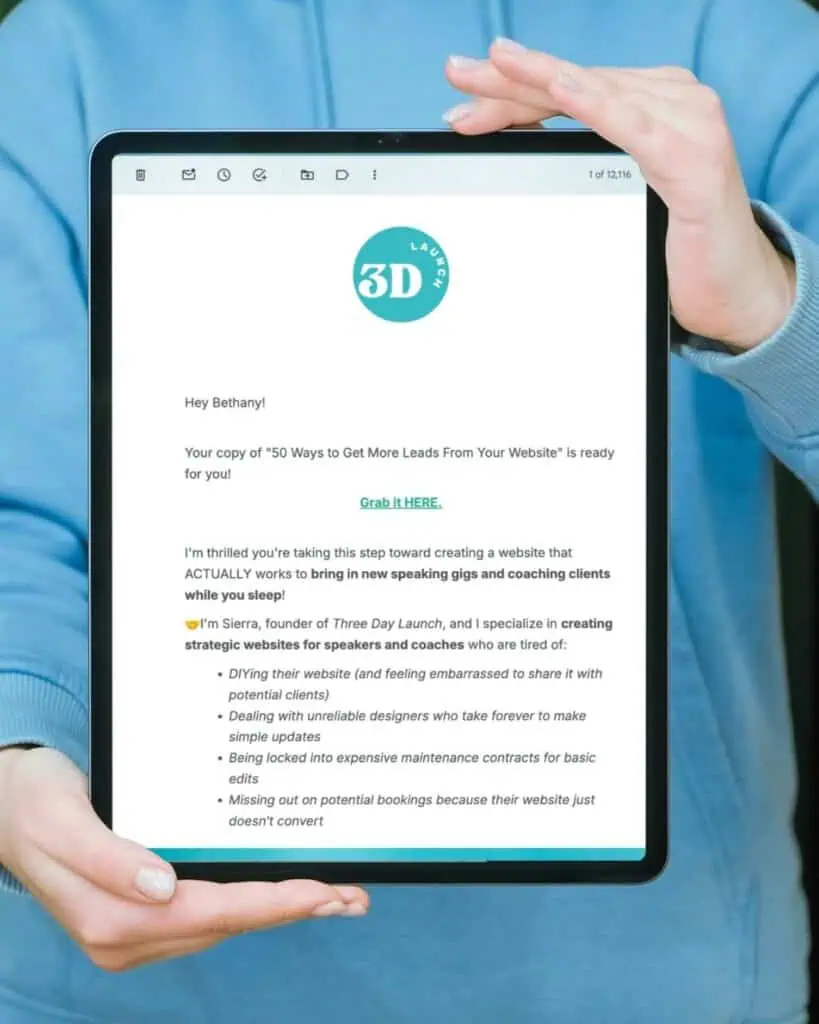 Welcome Email Sequence