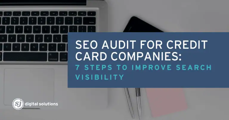 Blog 15 SEO Audit for Credit Card Companies