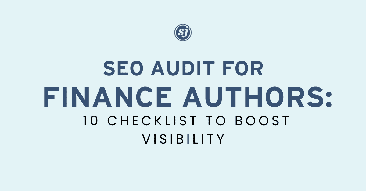 SEO Audit for Finance Authors