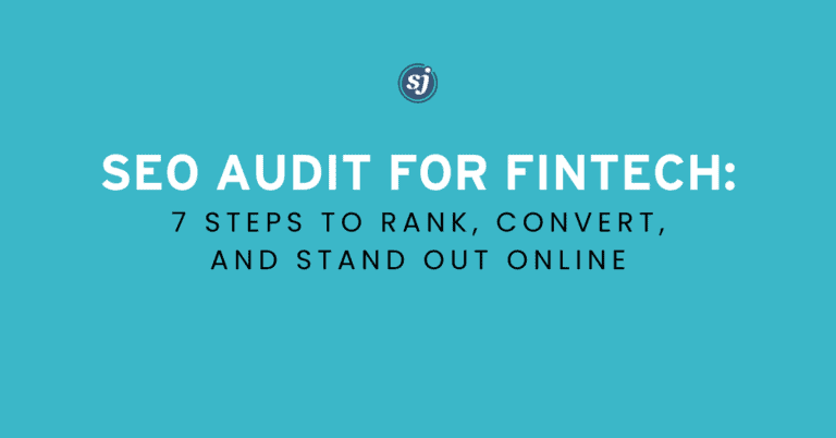 Blog 10 SEO Audit for Fintech
