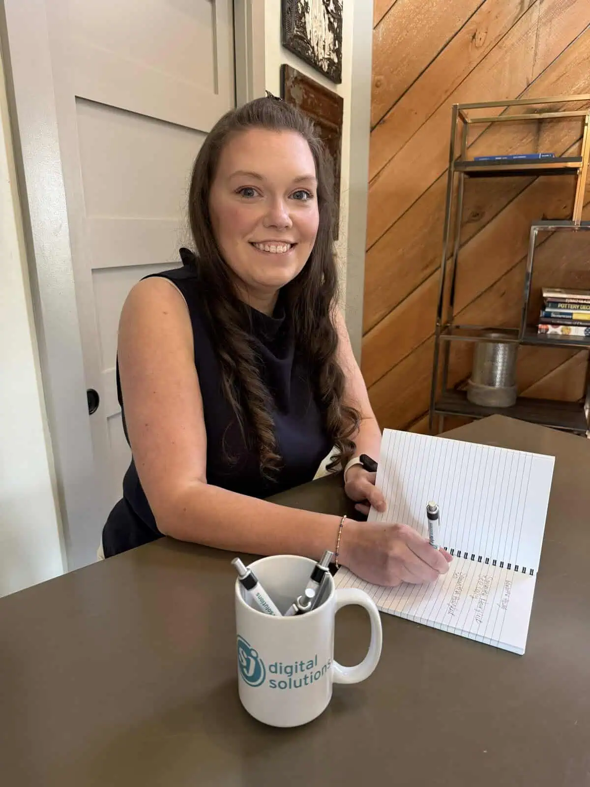 About SJ Digital Solutions | SEO Experts & Content Strategists 4 Samantha Hawrylack, SEO strategist and Certified Conversion Copywriter, at her desk